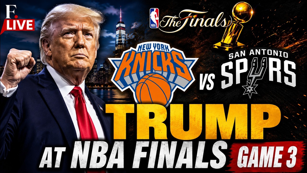 TRUMP AT NBA FINALS LIVE: First Sitting President at MSG Amid Cheers, Boos and Protests