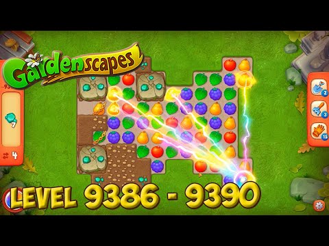 GardenScapes level 9386 - 9390 🌱 Playrix HD