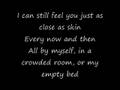 I can still feel you- Collin Raye LYRICS