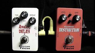 Video thumbnail for Guitar Tech Classic DIstortion and Analogue Delay review by PlayMusicPickup