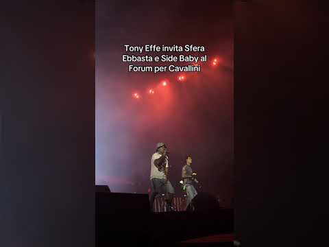 Tony Effe invita Sfera e Side Baby al forum per cavallini