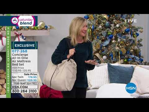 Concierge Collection AllInOne 6pc Air Mattress Bed Set  ...