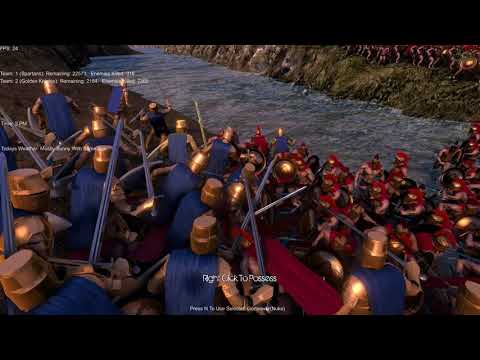 2,500 Golden Knights vs 30,000 Spartans  Ultimate Epic Battle Simulator
