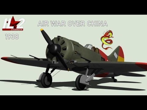 IL2-1946 i16 v A5M OVER CHINA 1938