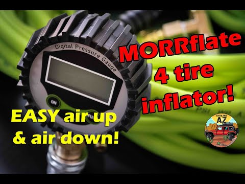 EASIEST WAY TO AIR UP & AIR DOWN! - MORRflate 4 tire inflator
