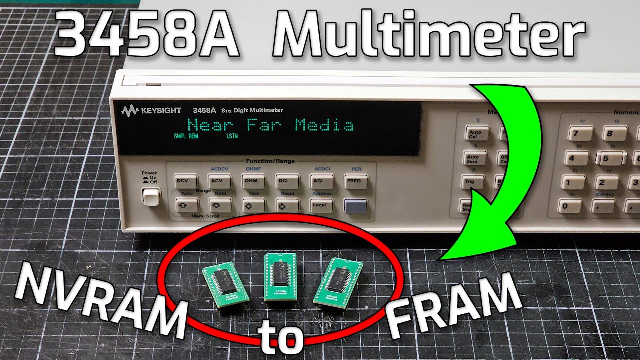 3458A NVRAM to FRAM Replacement