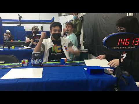 14.61 Official Rubik’s Cube Blindfolded World Record (Tommy Cherry)