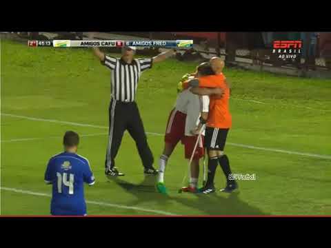 Gol do Rogerinho R9 no Jogo do Bem