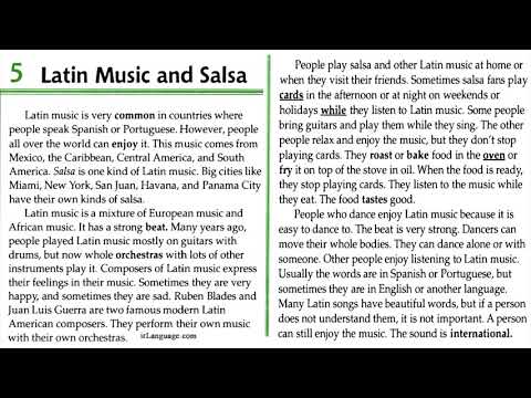 Facts and Figures - Unit 4: Music - Lesson 5: Latin Music and Salsa