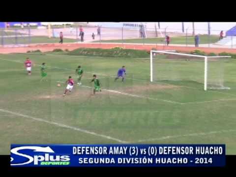 DEF. .AMAY (3) vs (0) DEF. HUACHO - 2da Divisiòn - 1era fecha/Huacho 2014.