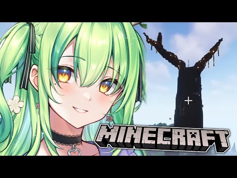 Ceres Fauna Ch. hololive-EN - 【MINECRAFT】 I will actually work on the tree this time