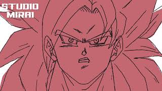 CABBA VS SSJ4 GOGETA (fan animation)