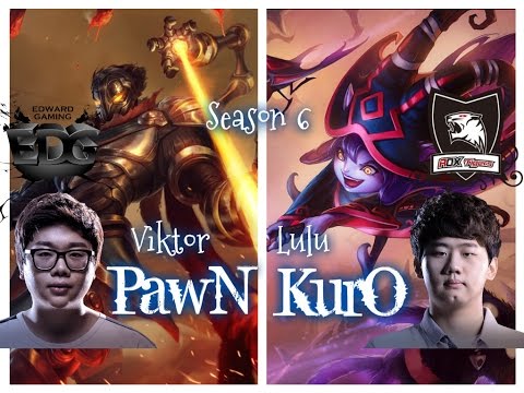 EDG PawN VIKTOR vs ROX KurO Lulu MID - Patch 6.4 KR | League of Legends