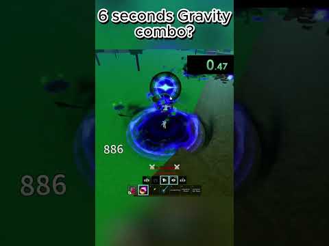 6 seconds gravity combo 💀😎 - Roblox Bloxfruits #roblox #bloxfurit