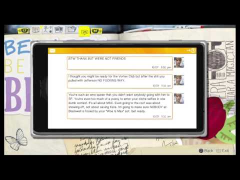 Life Is Strange: Victoria is mad because you blamed Jefferson