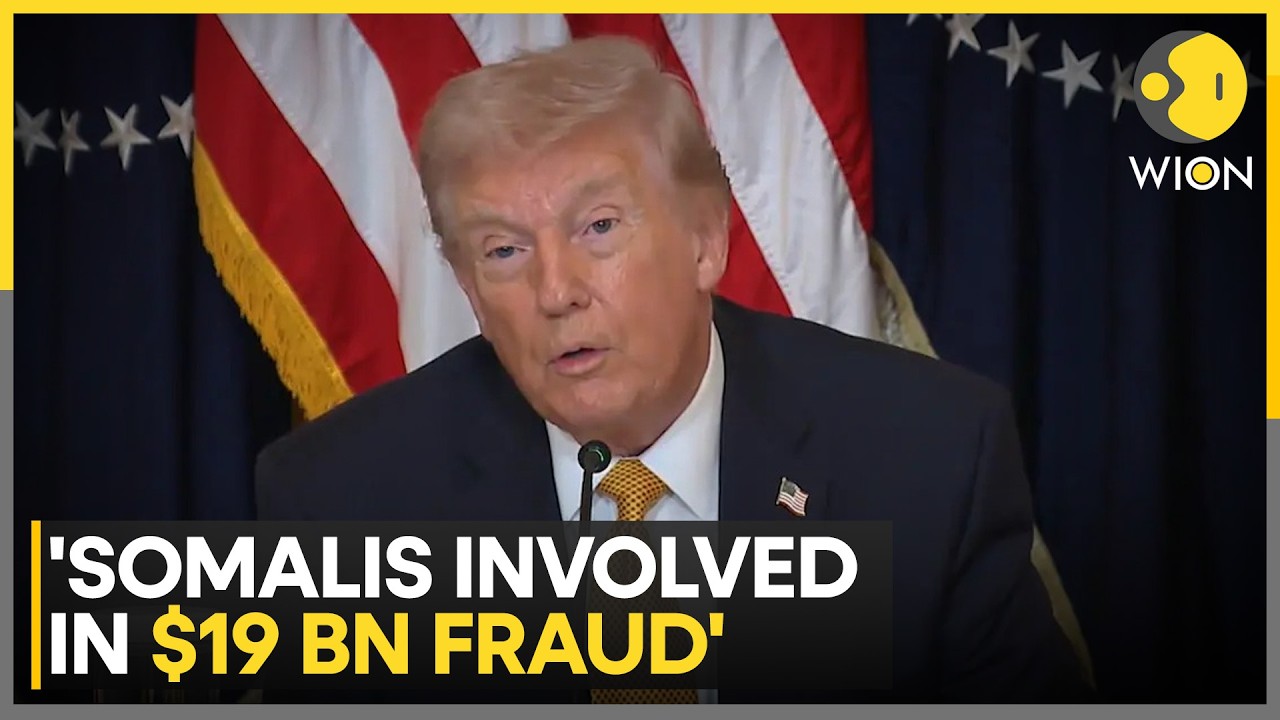 Trump Claims Somali Community in Minnesota Stole $19 Billion | WION News