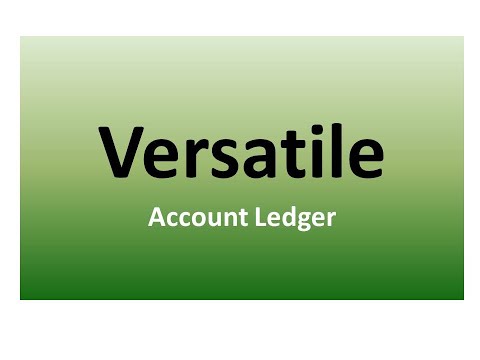 Versatile Account Ledger