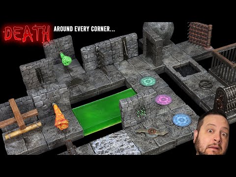 TRAPS.  So many traps.  Let us build some D&D miniature terrain!