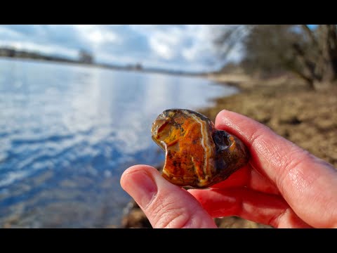 Achate an der Elbe suchen - Edelsteinsuche in Deutschland #2