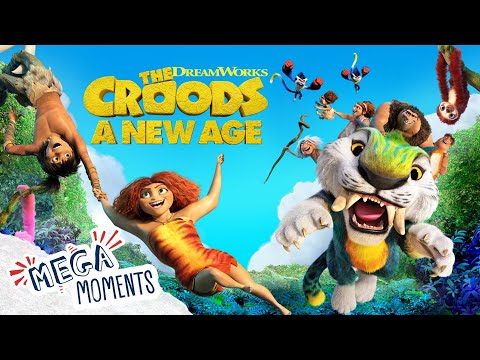 10 Minutes of The Croods New Age 🐯 🏃‍➡️  | Extended Preview | Movie Moments | Mega Moments