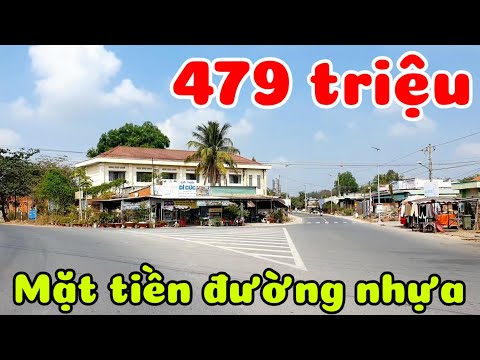 Đất 8x27 đường nhựa giá rẻ 479 triệu gần trường học chợ Long Giang xã Long Thuận Tây Ninh