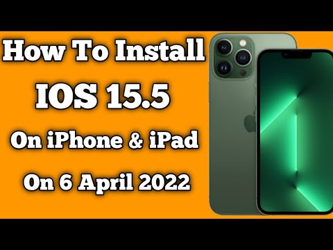 HOW TO INSTALL IOS 15.5 ON IPHONE & IPAD | ON 6th APRIL 2022 |