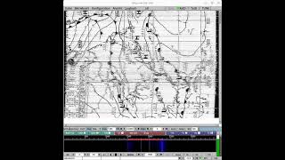 🇺🇸 Decoding NMF NOAA/USCG WEFAX from Boston (9110 kHz) 2025 09 03 22 15 UTC #radiofax #noaa #boston