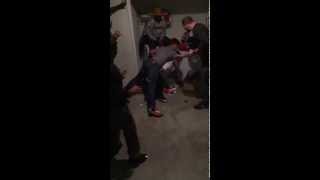 18 Year old Albanian kid beats up 23 year old Spanish kid for trying to take his jacket!