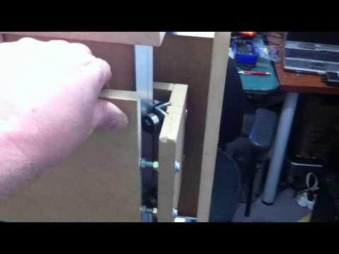 DIY CNC Router - testing linear bearings / axis movement