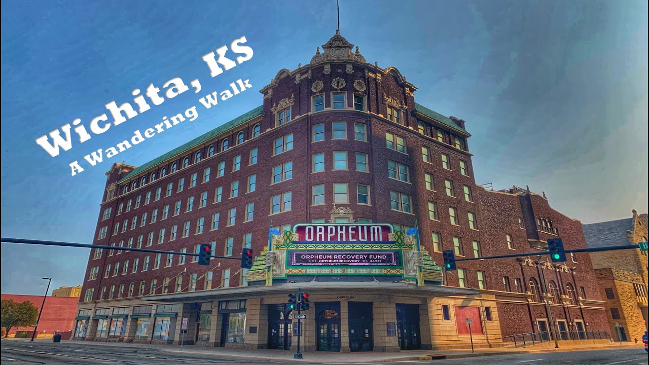 Immersive street-level walking tour through Wichita, KS, United States, showcasing authentic urban landscapes, local architecture, and the vibrant atmosphere of the city's neighborhoods