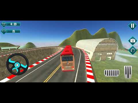 Impossible bus stunt driving simulator 3D - Bus offroading game - Android gameplay