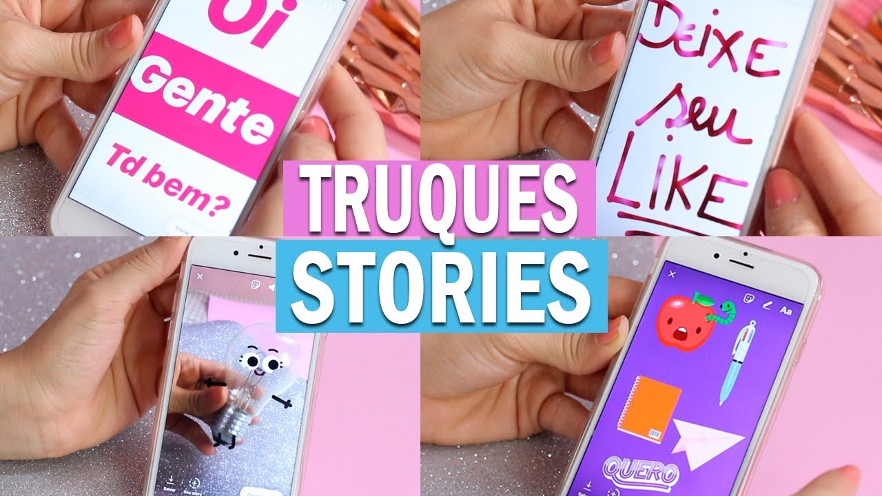 DICAS E TRUQUES PARA INSTAGRAM STORIES  | LETRAS PISCANDO, CARINHAS FOFAS E MAIS!!