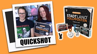 #Quickshot - Stadt, Land, Vollpfosten - Das Brettspiel (Denkriesen 2023) | Jetzt mit Brett