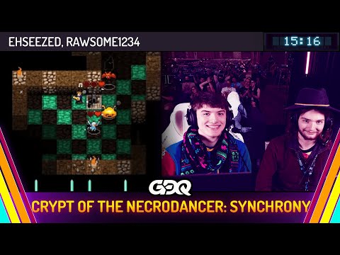 Crypt of the NecroDancer: Synchrony by Ehseezed, rawsome1234 in 15:16 - Summer Games Done Quick 2024