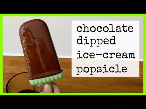 🍫🍨 Make Chocolate Dipped Ice-Cream Popsicles