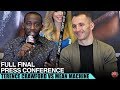 TERENCE CRAWFORD VS. MEAN MACHINE - FULL FINAL PRESS CONFERENCE & FACE OFF VIDEO