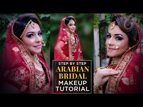 Arabian Bridal Makeup Tutorial | Bridal Makeup Tutorial Trends | Step by Step Bridal Makeover