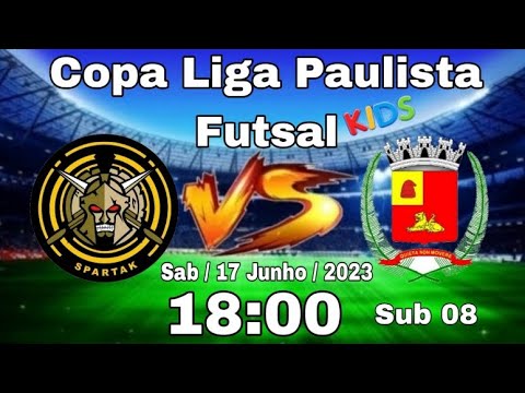 Spartak x Rio Claro - Sub 08 / Liga Pulista Futsal(Kids) 2023.