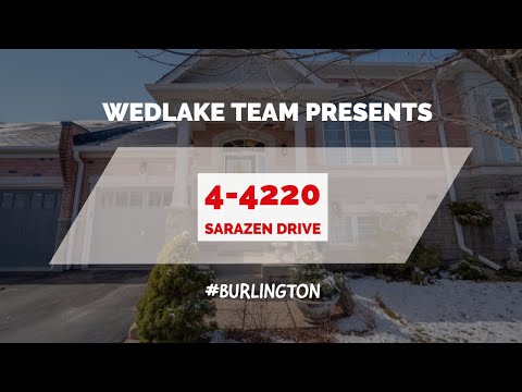 Introducing 4-4220 Sarazen Drive, Burlington, ON - Wedlake Team