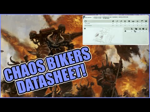 New Leaks! No More Wargear For Chaos Bikers?! │ Warhammer 40k 9th Edition Rules Preview