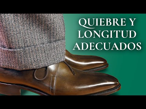 ¿Cuál es la longitud y quiebre ADECUADOS en un pantalón?