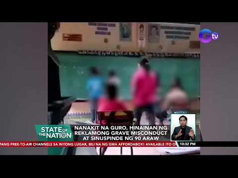 Pananakit ng guro sa mga estudyante sa Kalinga, viral sa social media | SONA