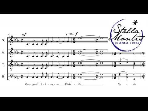 Ensemble Vocal Stella Montis - Alfred Schnittke - Three sacred hymns - Gospodi