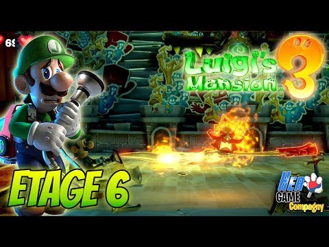 Luigi's Mansion 3 le 6 ième Etage Les suites Médiévales Chasse aux fantômes Nintendo Switch Gameplay