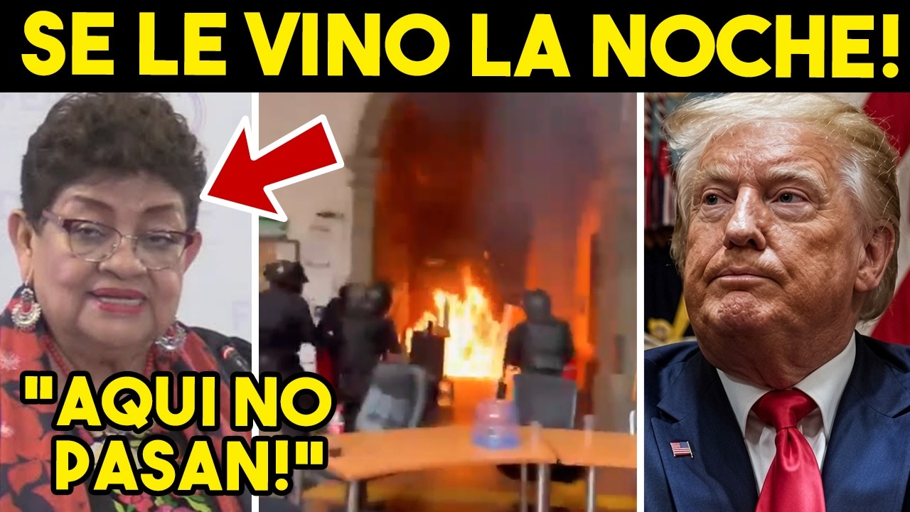 Golpe demoledor! LE CAE ERNESTINA, Trump no lo puede creer. Aparece B0MB4, salen de inmediato.