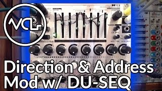 Video thumbnail for Direction & Address Modulation W/ DU-SEQ Eurorack Sequencer by Voltage Control Lab