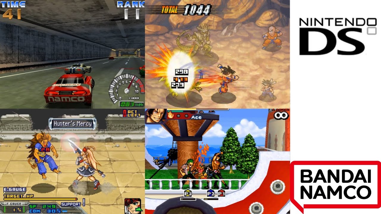 Top 30 Best Bandai Namco Games for NDS