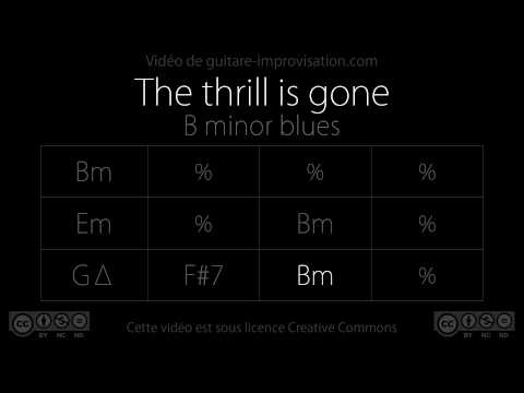 The Thrill is Gone (Bm) (B.B. King) : Backing Track