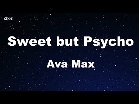 Sweet but Psycho - Ava Max Karaoke 【No Guide Melody】 Instrumental