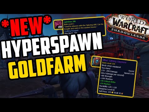 *NEW* 50-100k gold per hour 2x4 Hyperspawn Goldfarm - Shadowlands Goldfarm